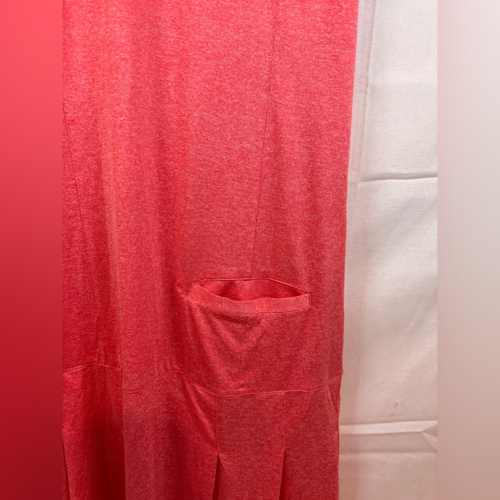 Greg Norman Golf Dress Sleeveless Quarter Zip Mock Neck Pleats Pink Size Medium - Picture 10 of 16